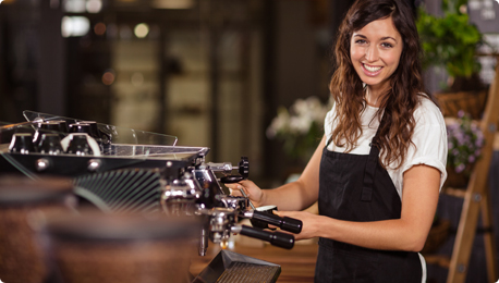Black Restaurant Aprons- Mickey's Linen