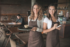 brown bar aprons- Mickey's Linen