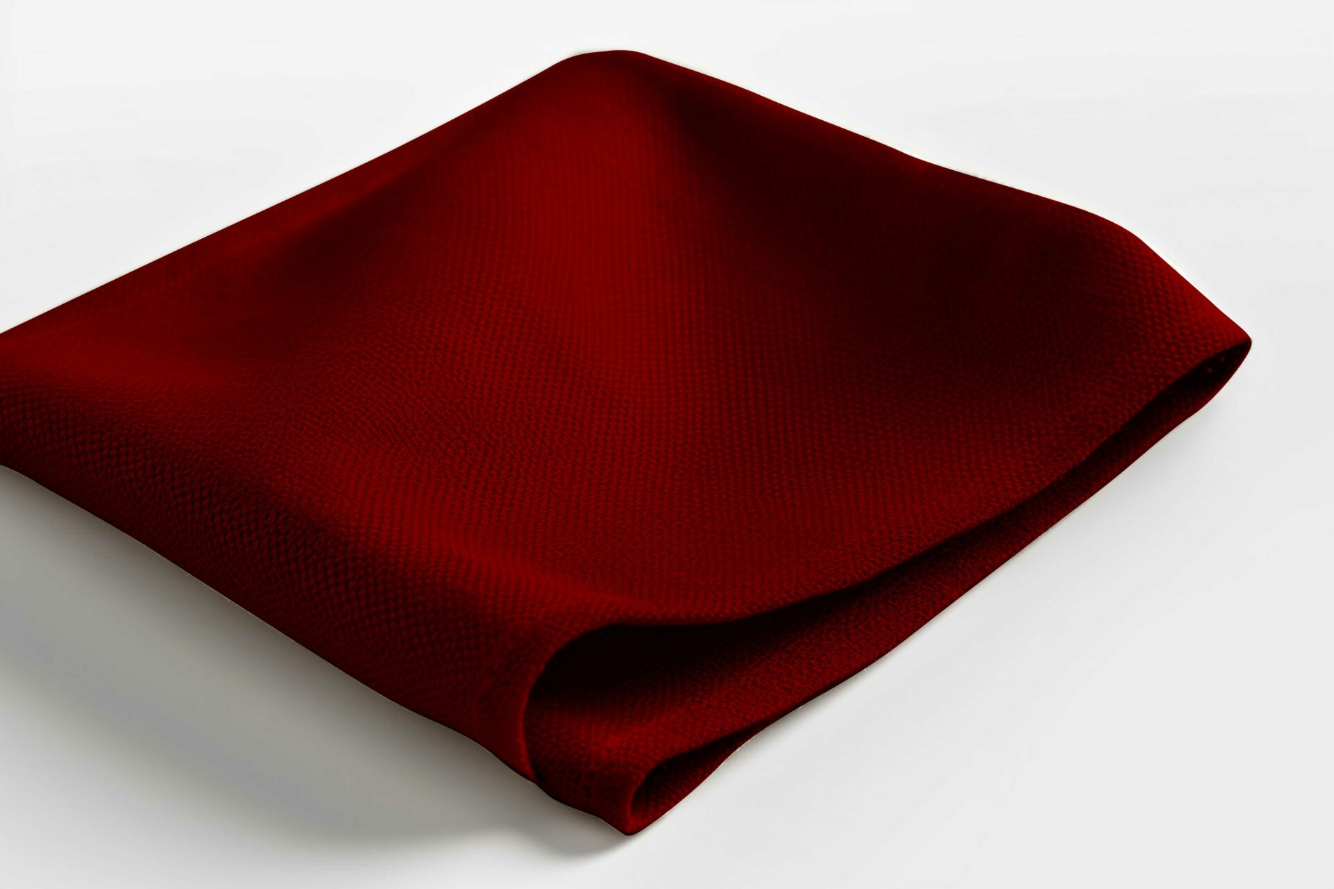 burgundy napkin