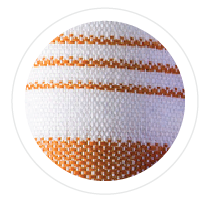 orange stripe napkin