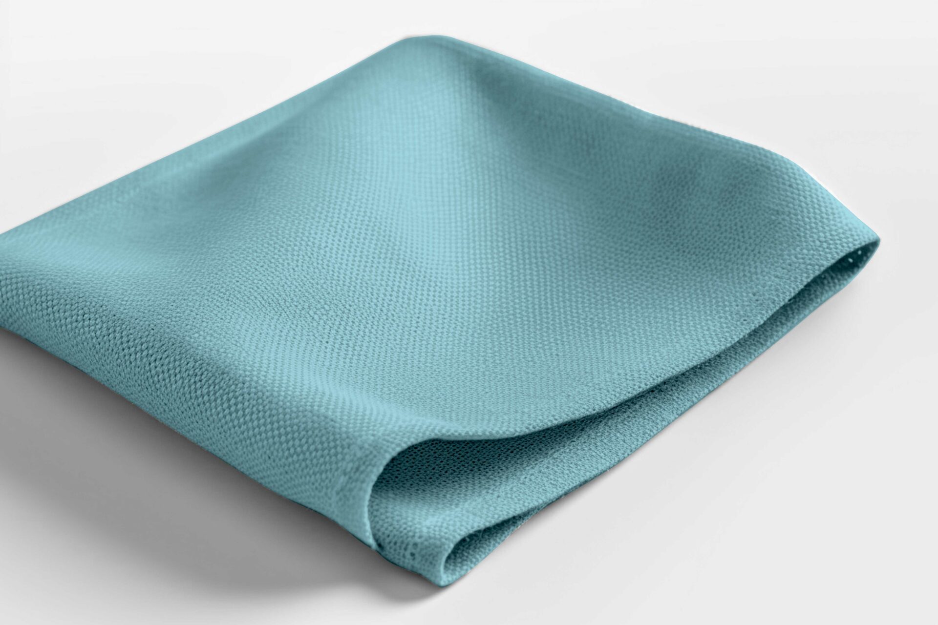 teal napkin